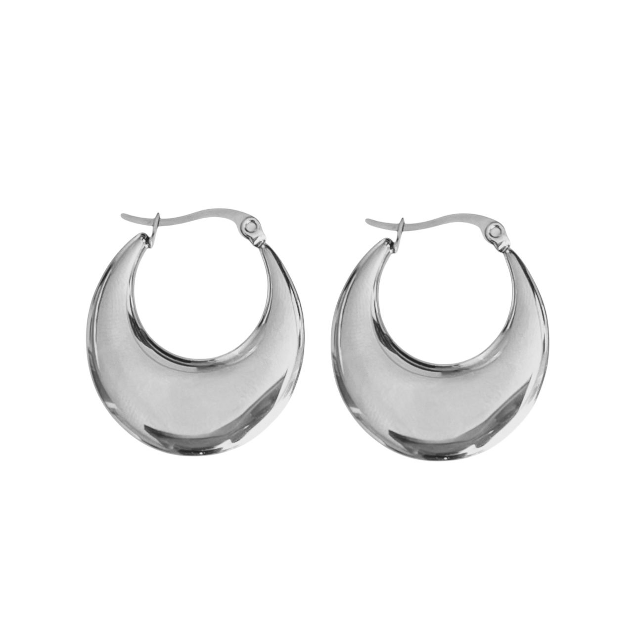 MAGDA HOOPS SILVER
