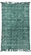 tapis de chambre de couleur verte