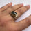 Thumbnail: Oval Tourmilated Quartz Ring