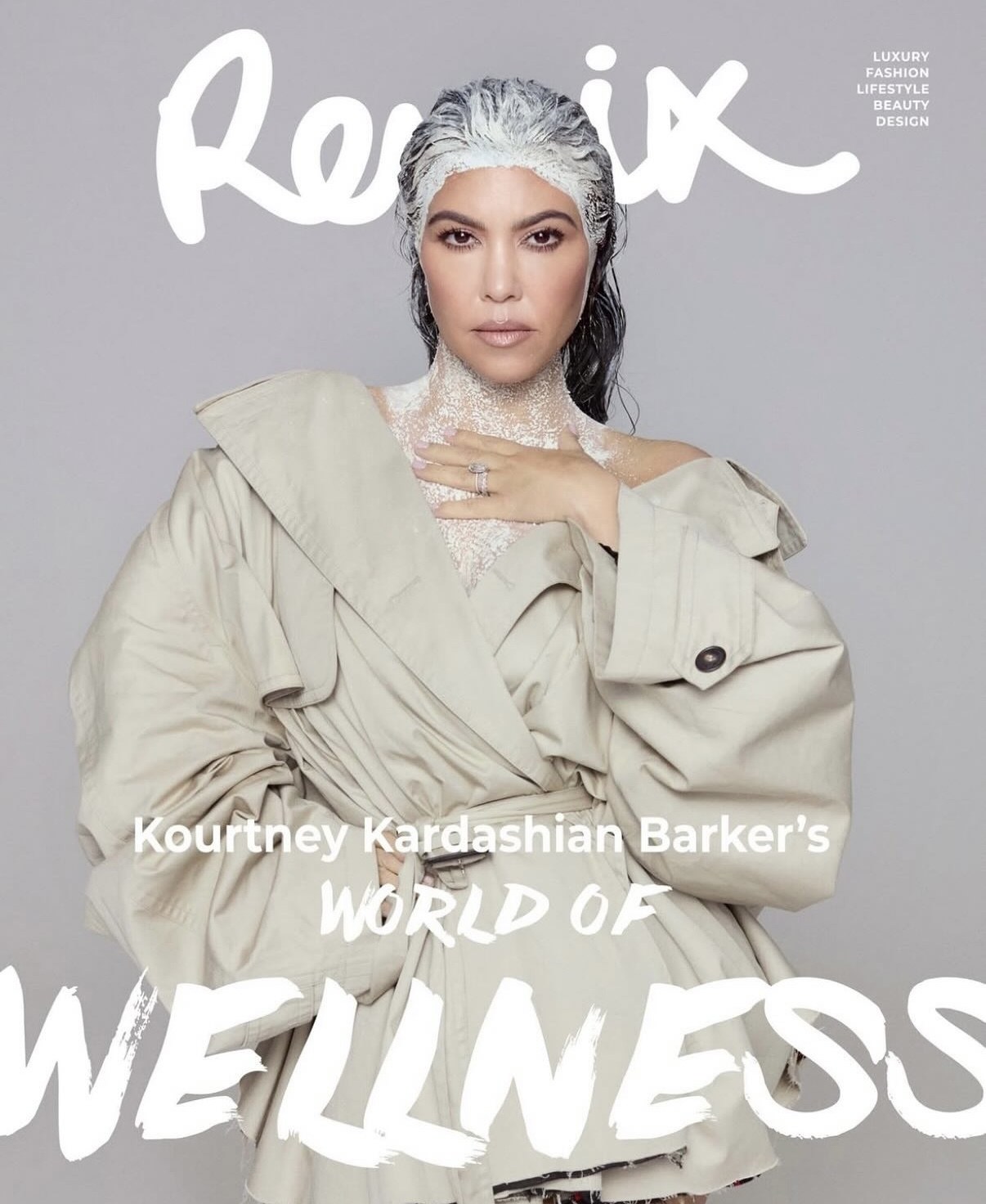 Kourtney Kardashian for Remix Magazine