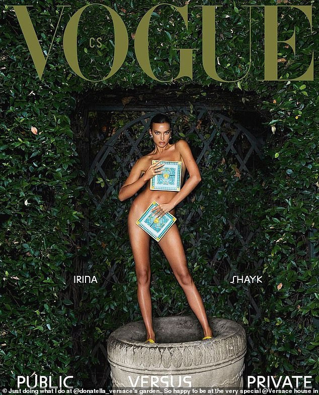 Irina Shayk on the cover of Vogue