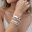 Thumbnail: Silver Fashion Bracelet Set (003)