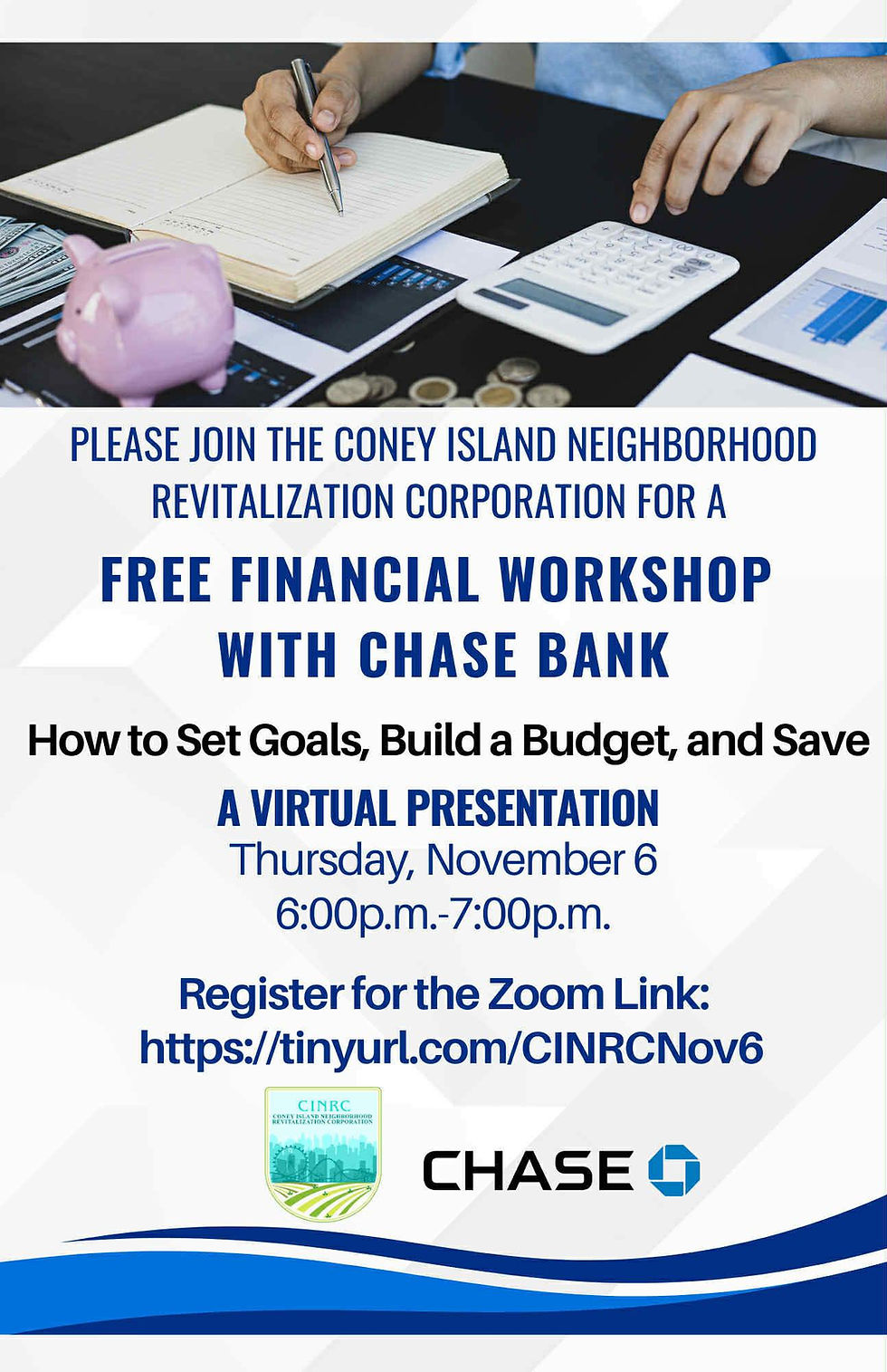 Free Financial Workshop with Chase Bank