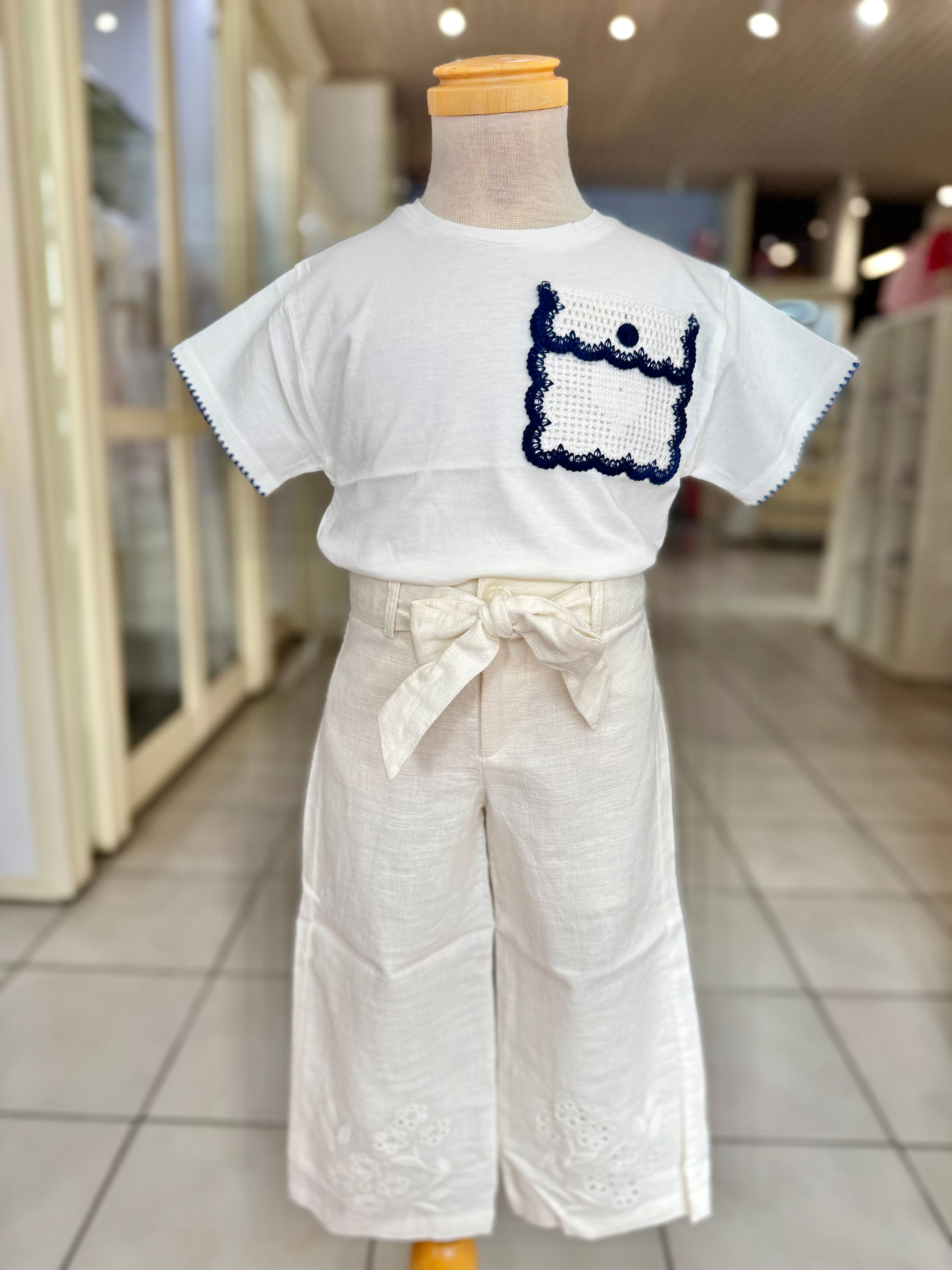 Crudo w/ Crochet Pocket Set