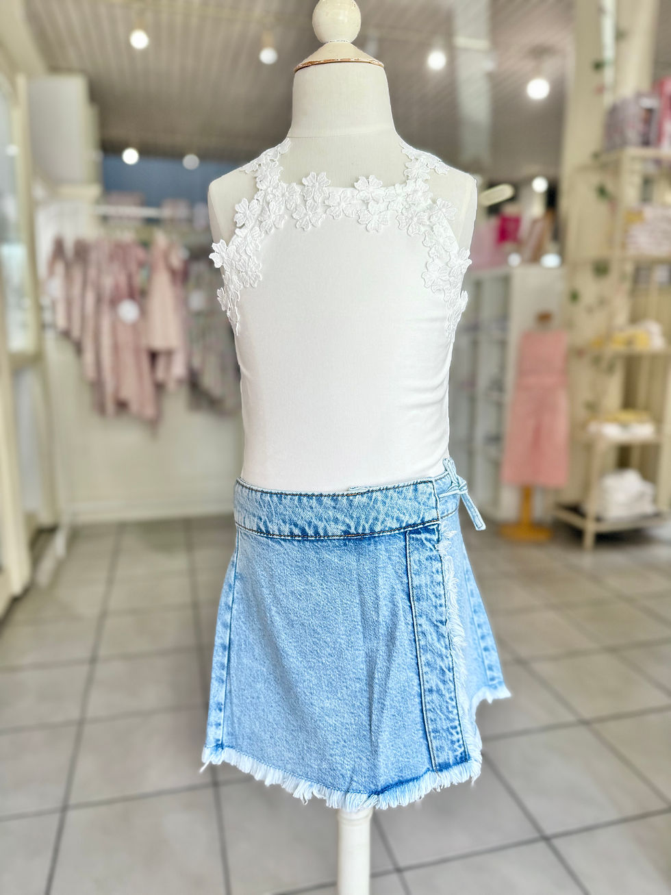 Thumbnail: Skort Denim Set