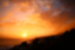 Coucher de soleil depuis The Blue Eden