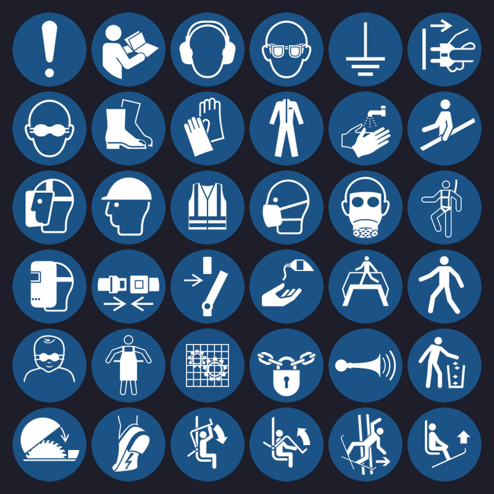 ISO 7010-Zorunlu Durum Simgeleri Özellikler: ISO 7010 standardına tam uyum Yüksek çözünürlüklü vektörel tasarım Profesyon