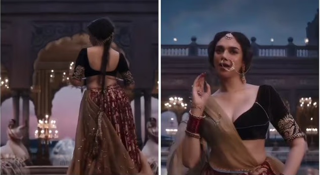 Aditi Rao Hydari in Heeramandi song "Saiyaan Hatto Jaao".