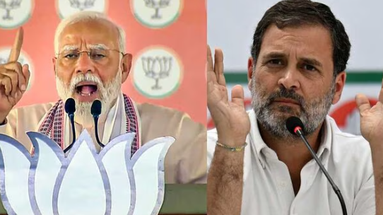 Prime Minister Narendra Modi and Congress leader Rahul Gandhi.