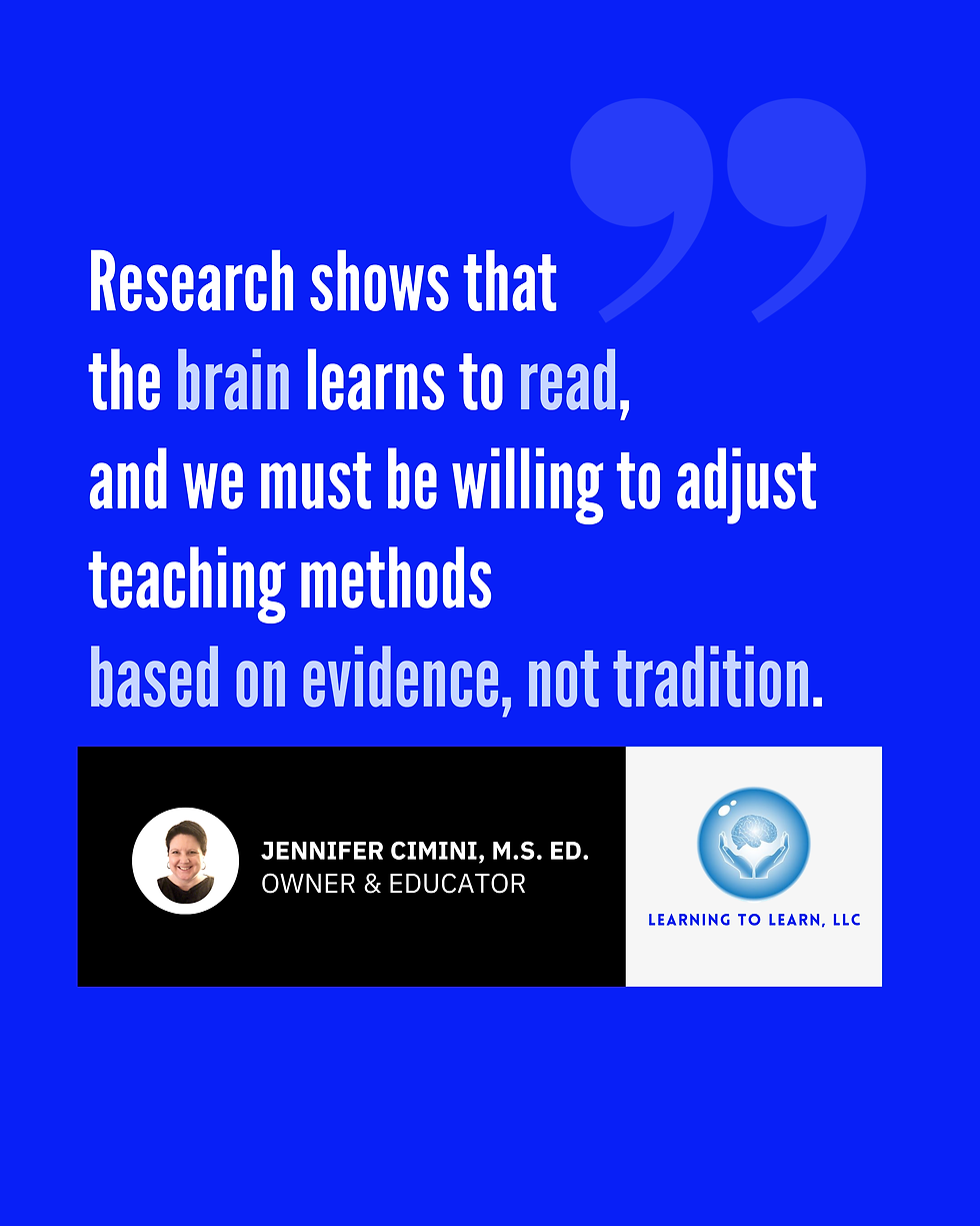 The Science of Reading: Understanding the Building Blocks of Literacy