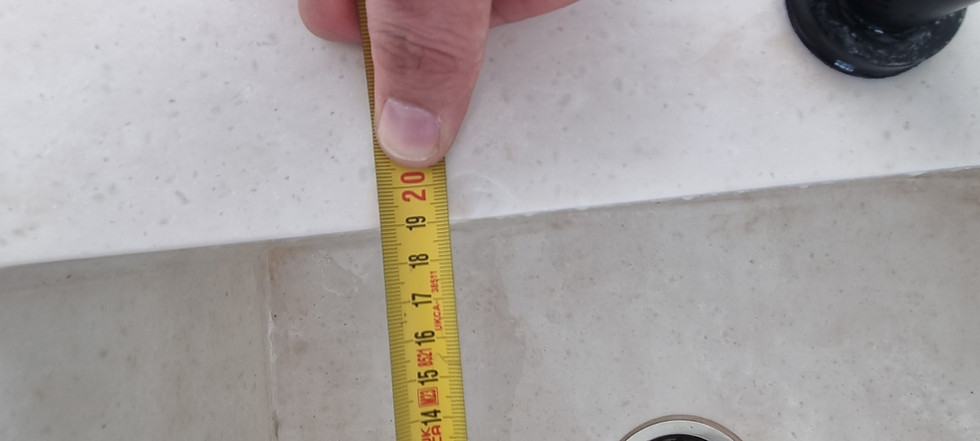 step 2 measure the problematic area