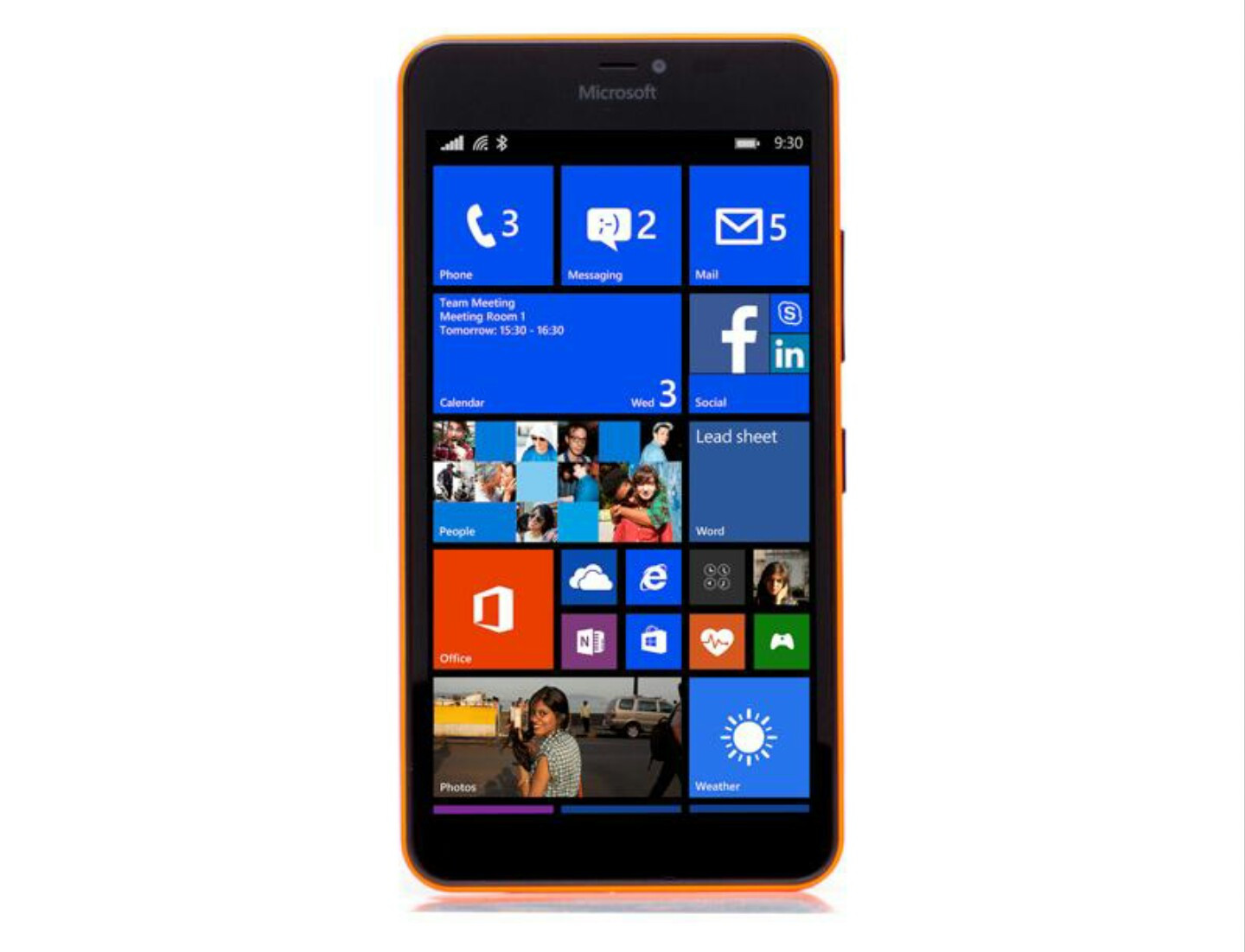 movistar microsoft lumia 640 XL Naranja