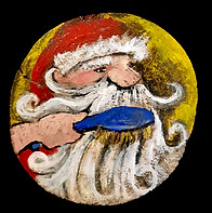 Le père Noel brossant sa barbe.jpg