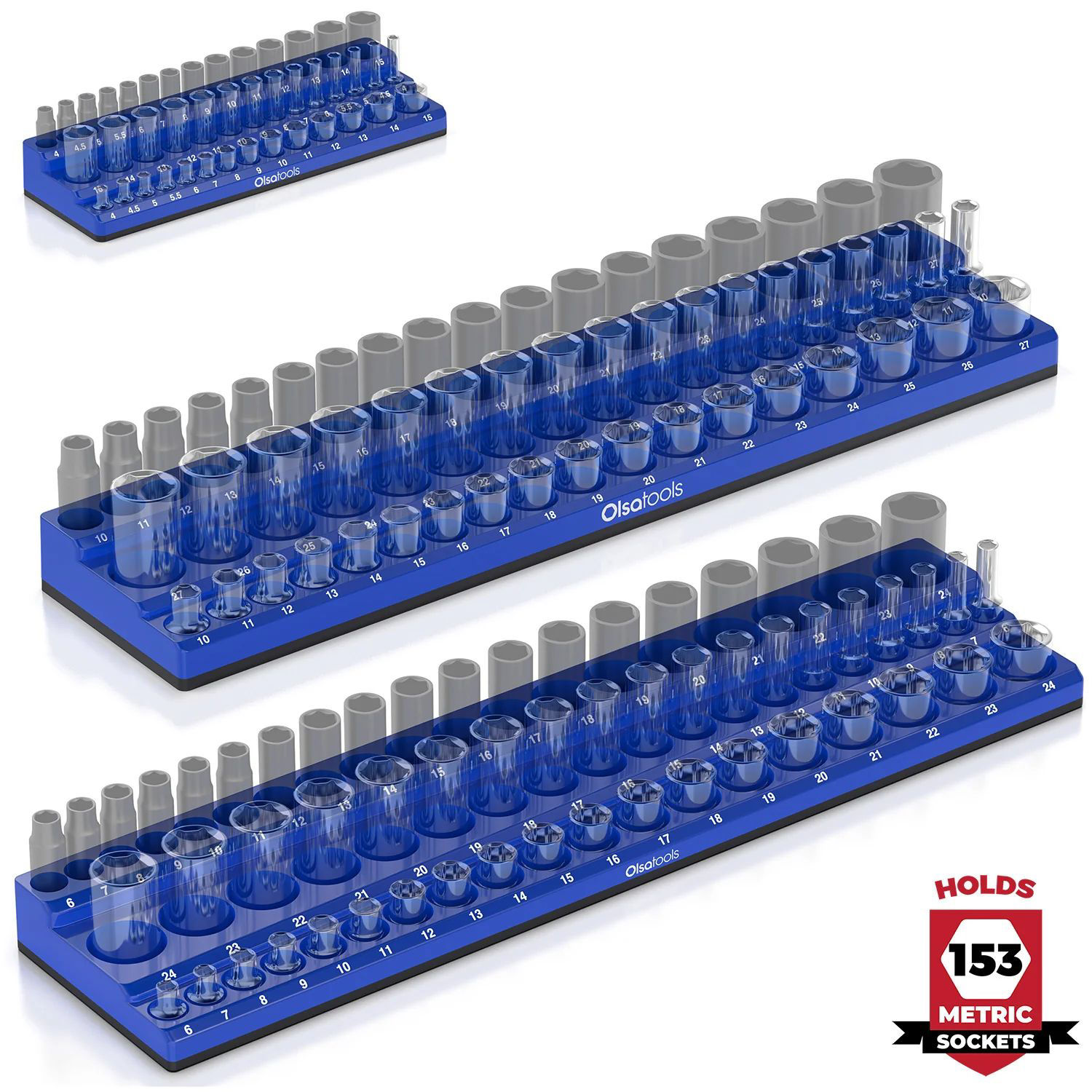 Row Magnetic Socket Holders