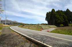接道する県道39号線