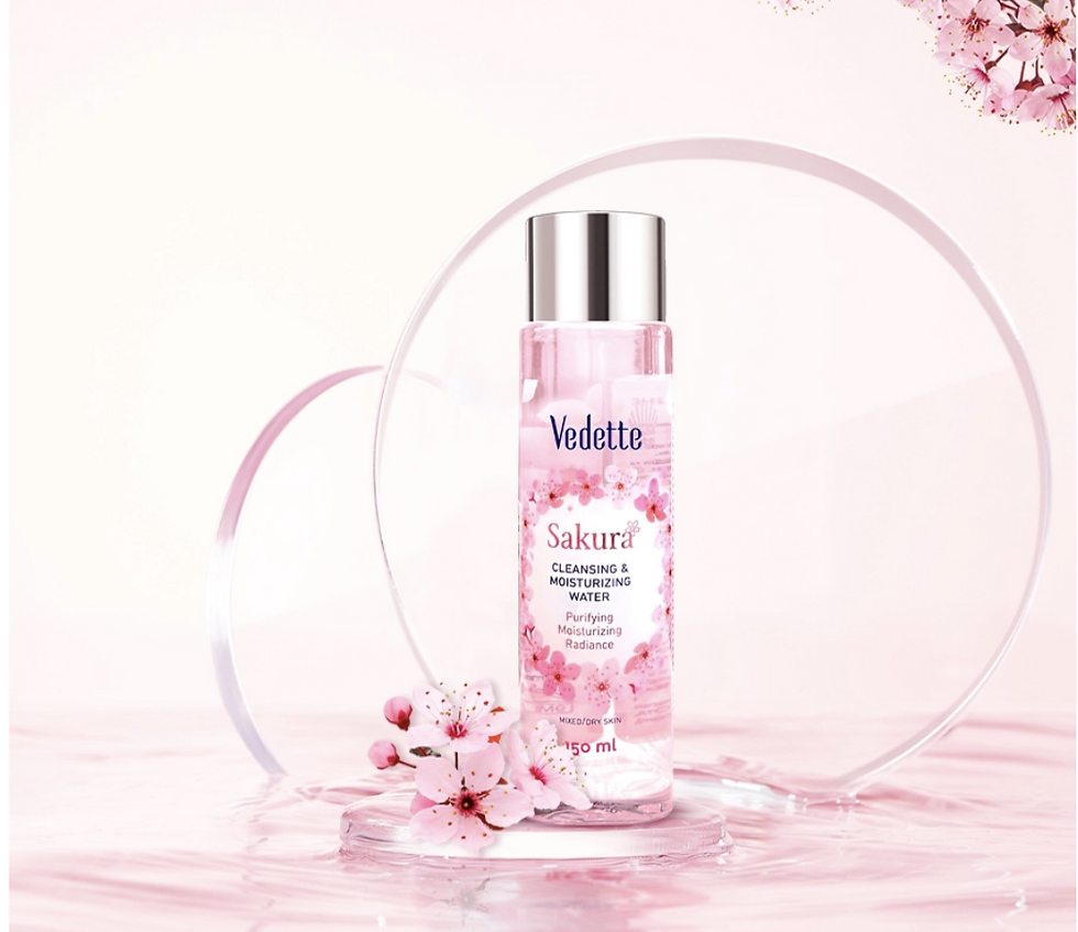 Toner Nước cân bằng dịu nhẹ Vedette Hương Hoa Anh Đào 150ml