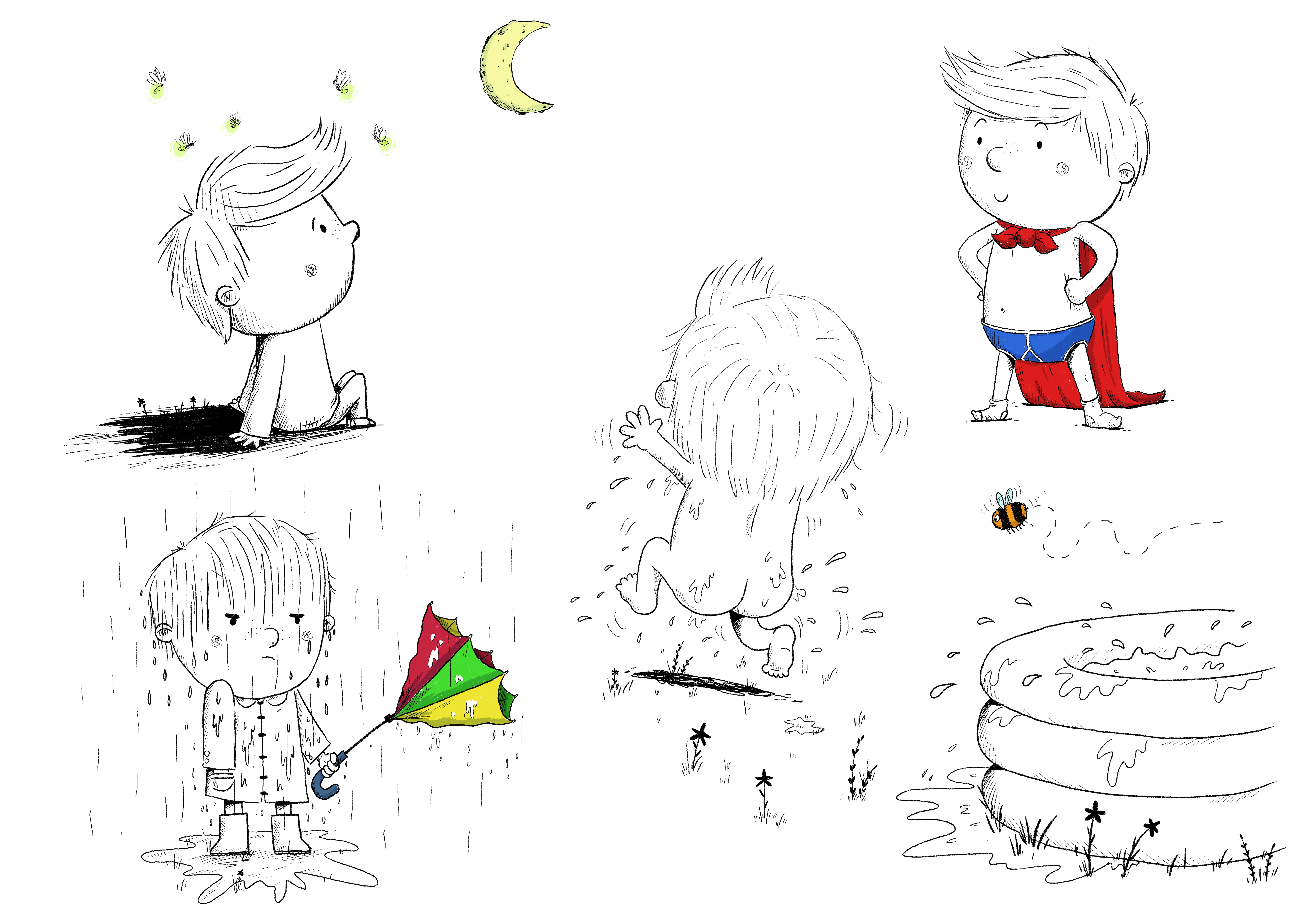boy pencils