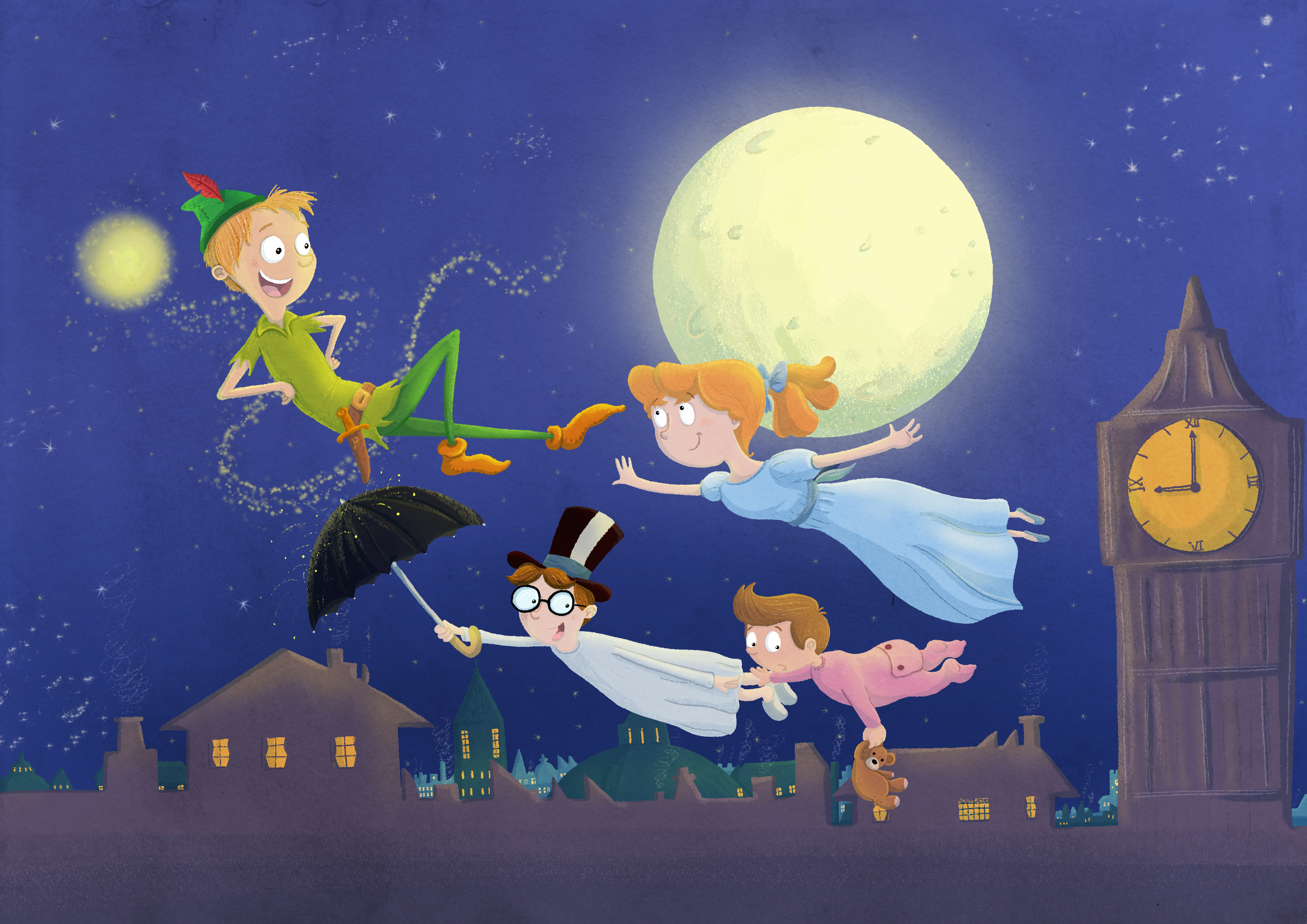 peter pan and gang