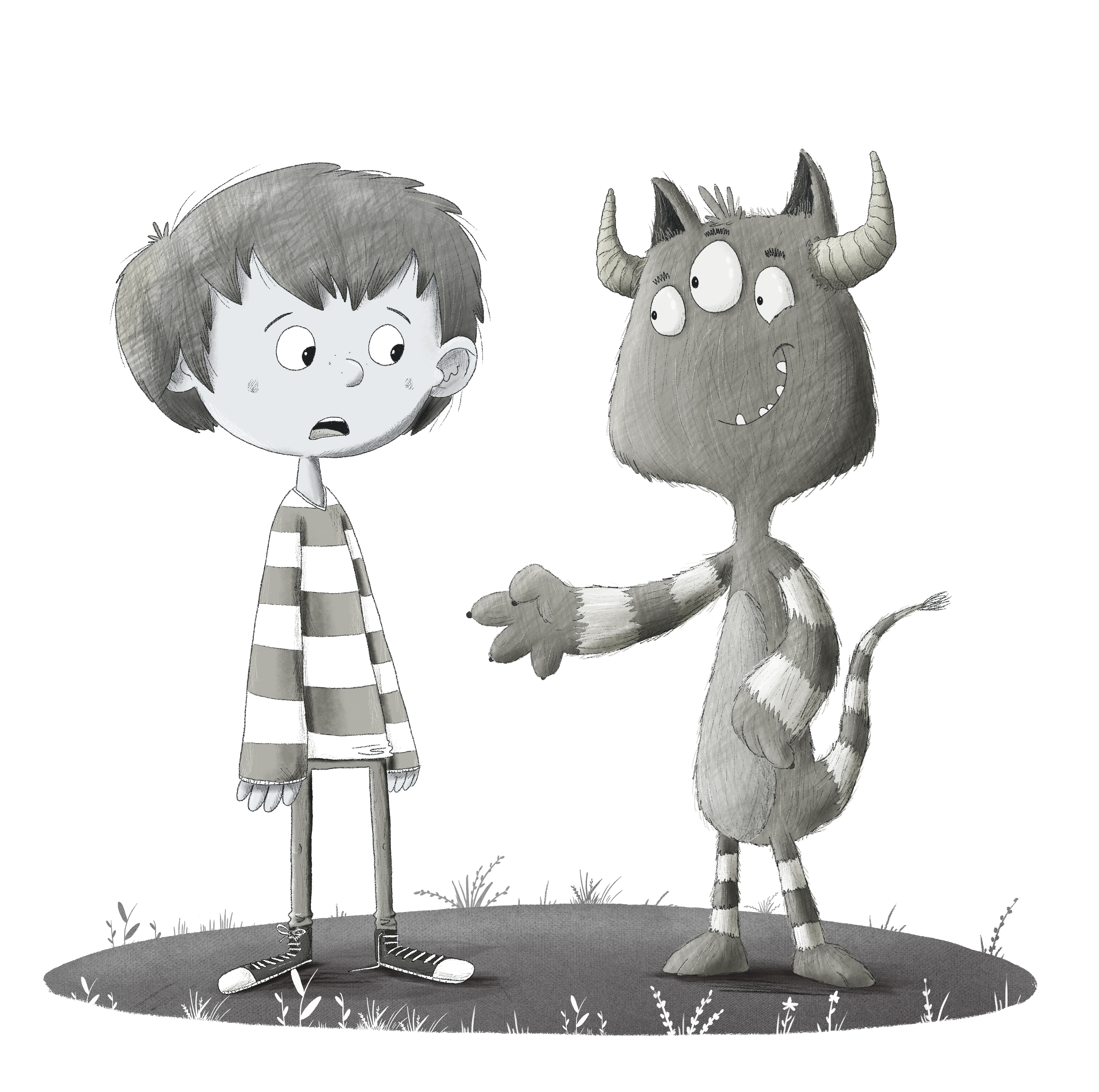 boy and monster