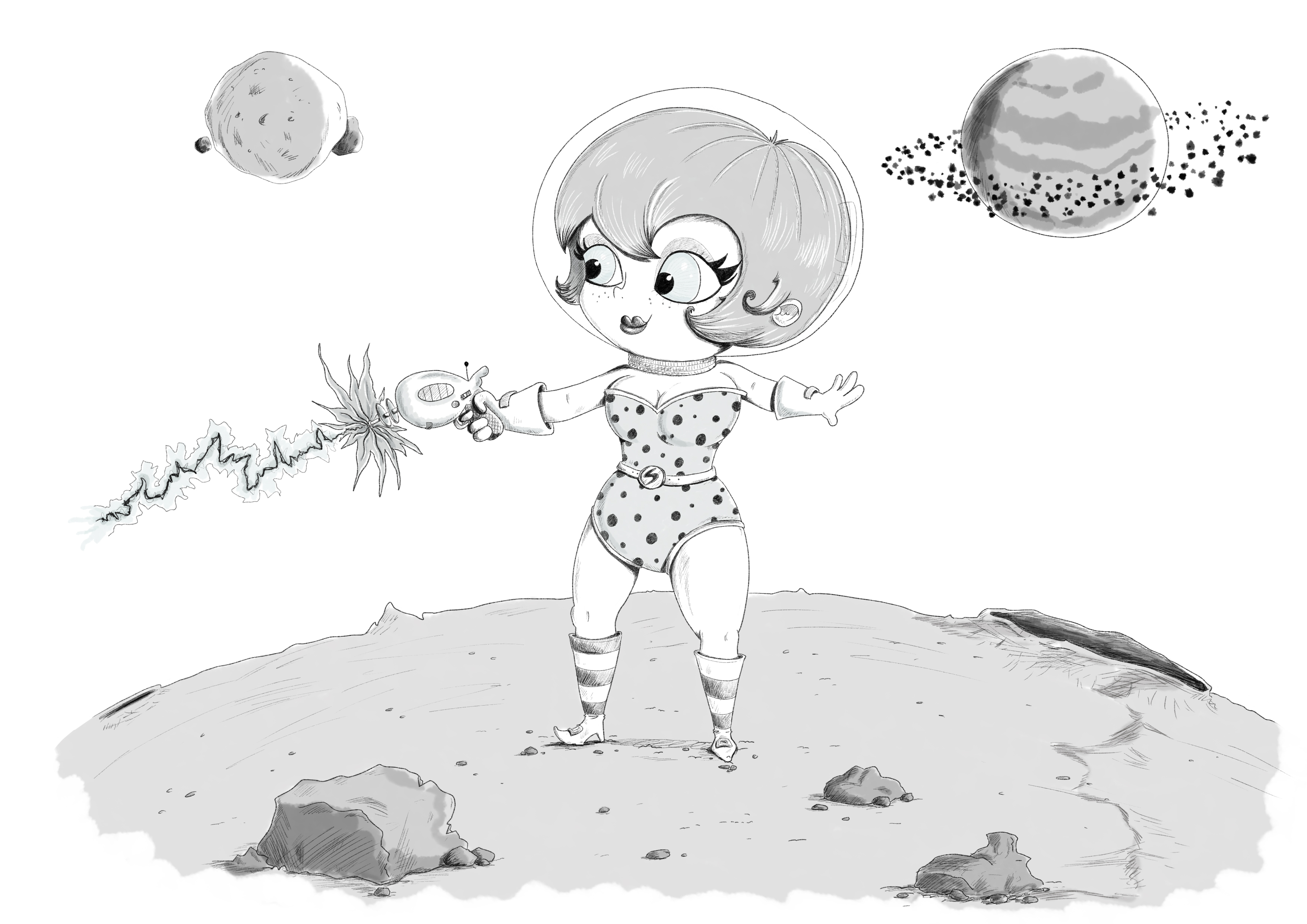 1960's Moon Girl
