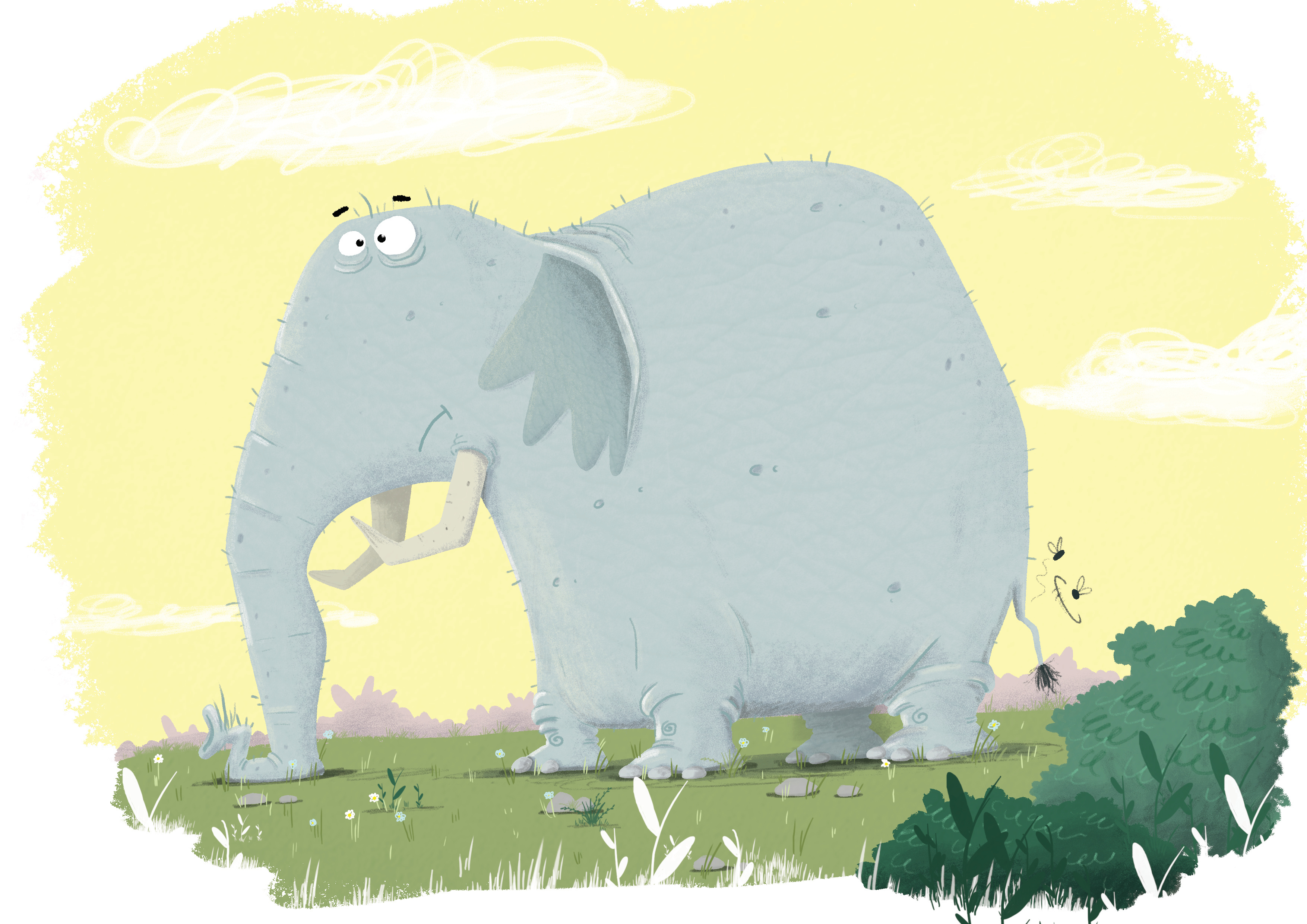 elephant test yellow
