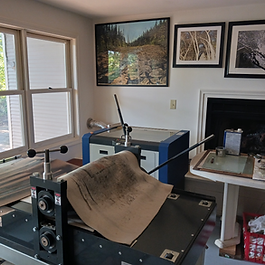 Printmaking Studio, Dennis Gordon, 502 Heritage Drive, Ann Arbor.