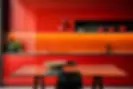 Vibrant colours in the kitchen