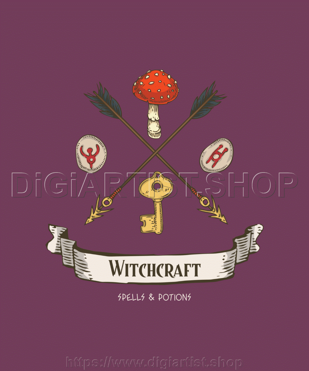 witchcraft-t-shirt-design-template-featuring-occult-objects-281-el1