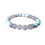 Miniature : Bracelet Quartz Rose et Howlite Strass – Amour, Sérénité et Équilibre