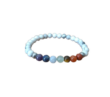 Bracelet 7 Chakras 6 mm – Harmonie, Énergie et Équilibre Intérieur
