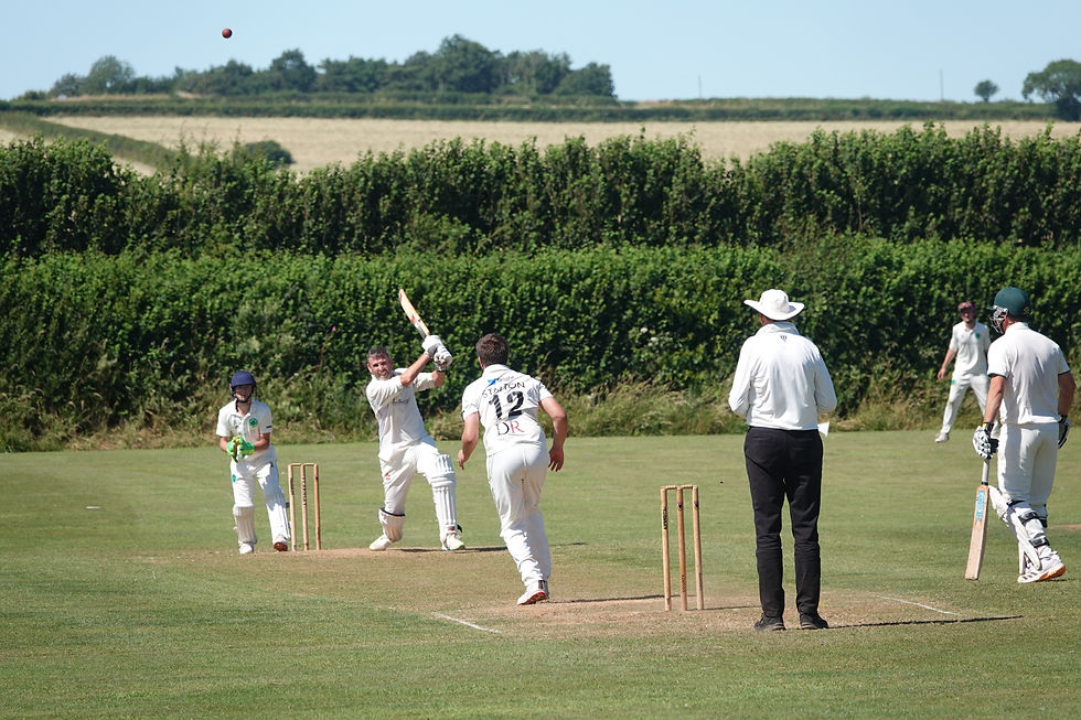 Duncan Cumberland batting for Cornwood 4XI vs Ivybridge 4XI