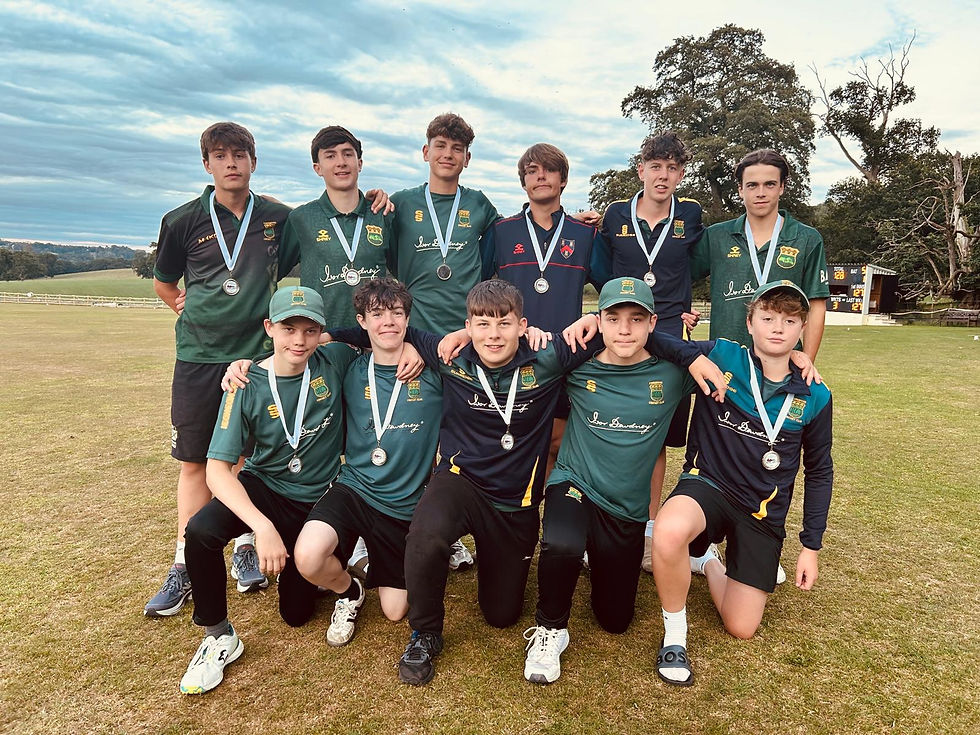 Cornwood's Under 15 team after their Devon Cup Final vs Exmouth.
