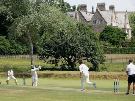 Ewan Grewal bats for Cornwood 3XI, 26th July, 2025