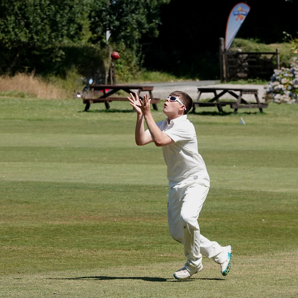 Harvey Smith fielding for Cornwood 4XI v Barry West End, 11th July, 2026.
