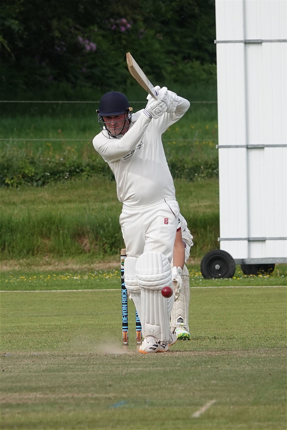 Bruno Warwick-James bats for Cornwood 3XI vs Stokeinteignhead, 30th May, 2026