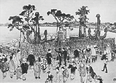 定遠の姉妹艦鎮遠を捕獲し、その錨を不忍池旧馬見所跡(現在の水上動物園中央辺り)に陳列していた。