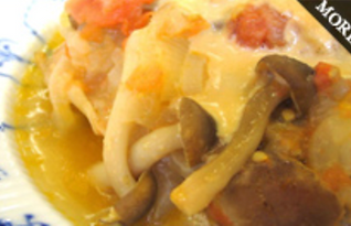 チキンの重ね煮ごまソース