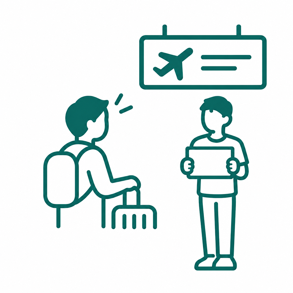 See your host at the airport
