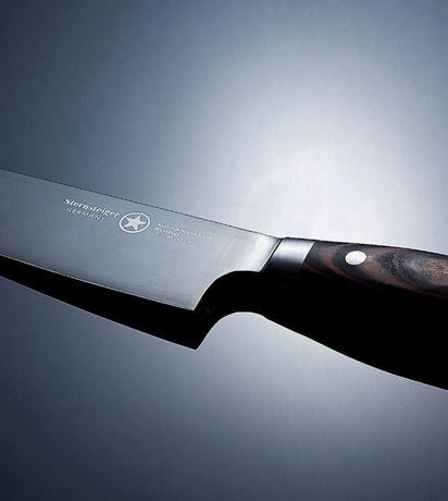 Couteau de chef d'office de cuisine haut de gamme chic lame titane