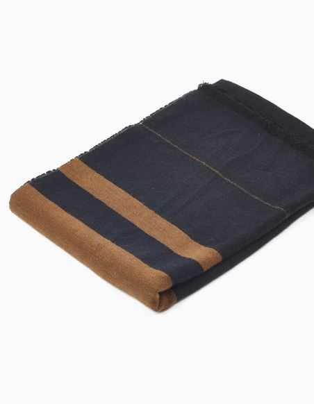 Plaid serviette belge Libeco lin chic élégant original Bordeaux