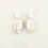 Miniature : Boucles d'oreilles clips en corne chic