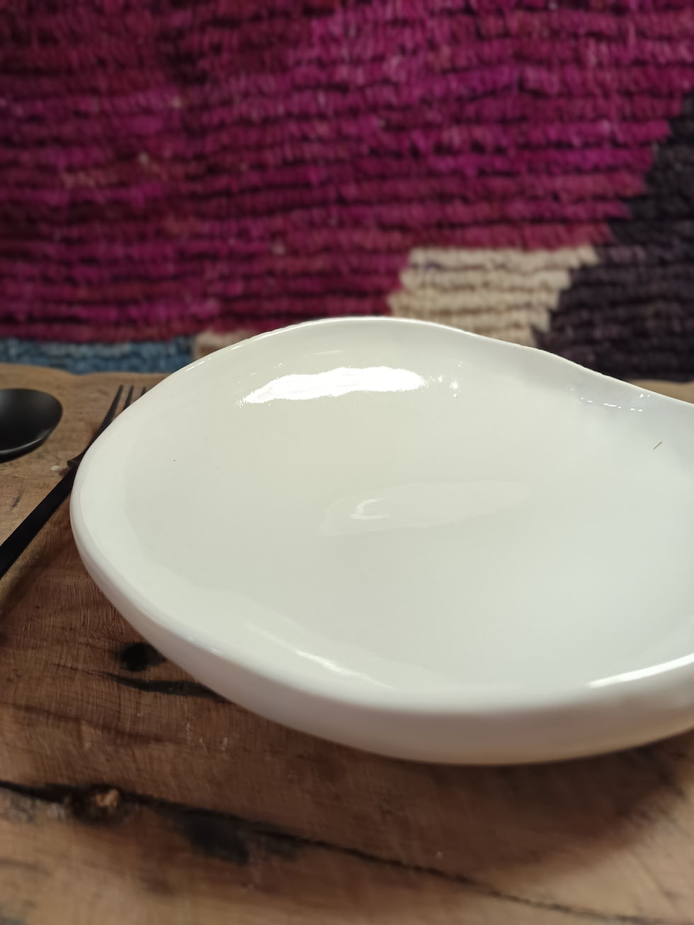 Miniature : Bols à pâtes et assiettes modelés émail brillant
