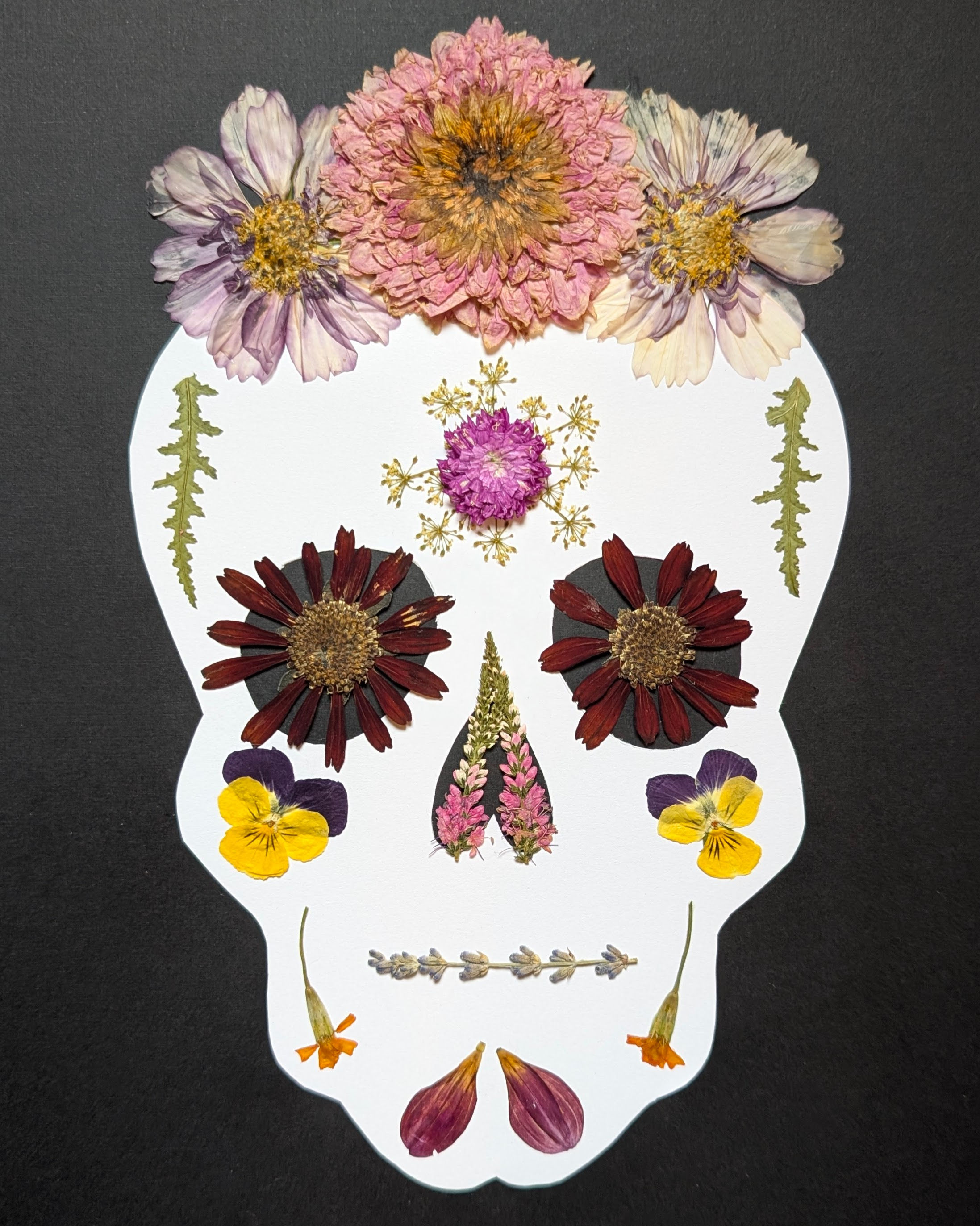 Dia de los Muertos Pressed Flower Edition Print