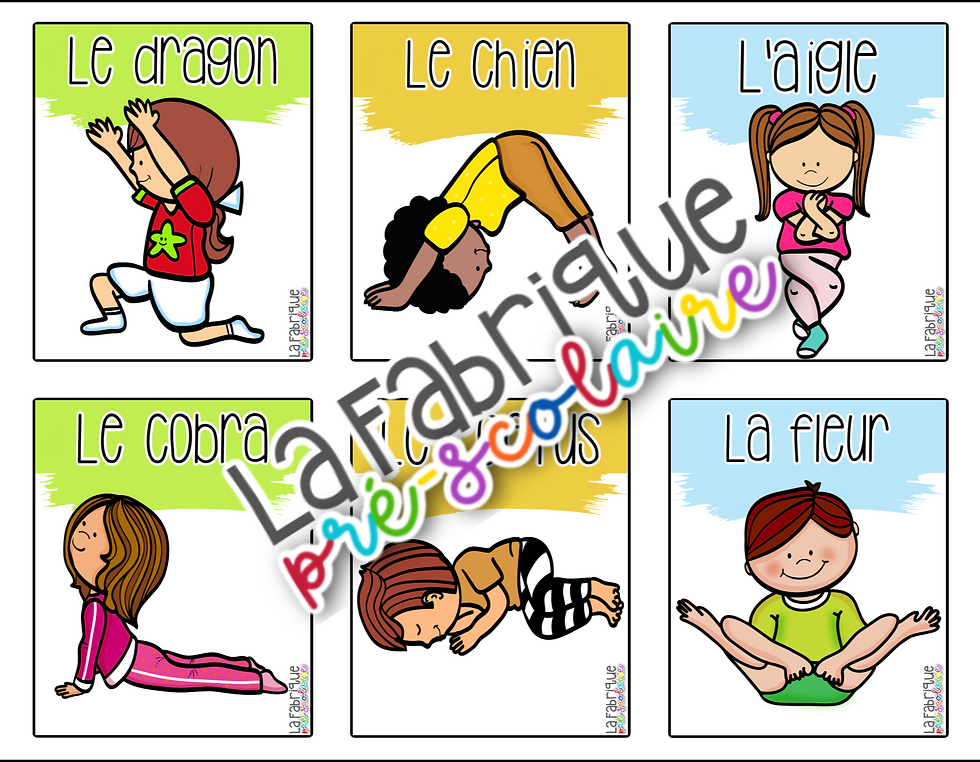 Miniature : Cartes de yoga