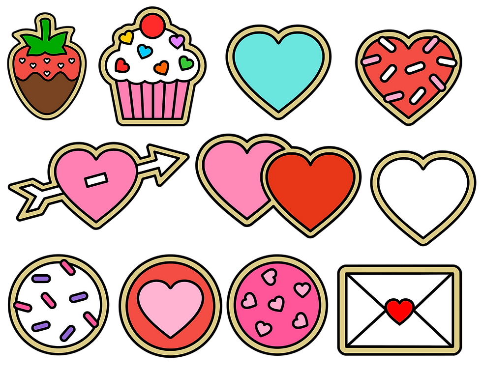 Miniature : Les biscuits de la Saint-Valentin