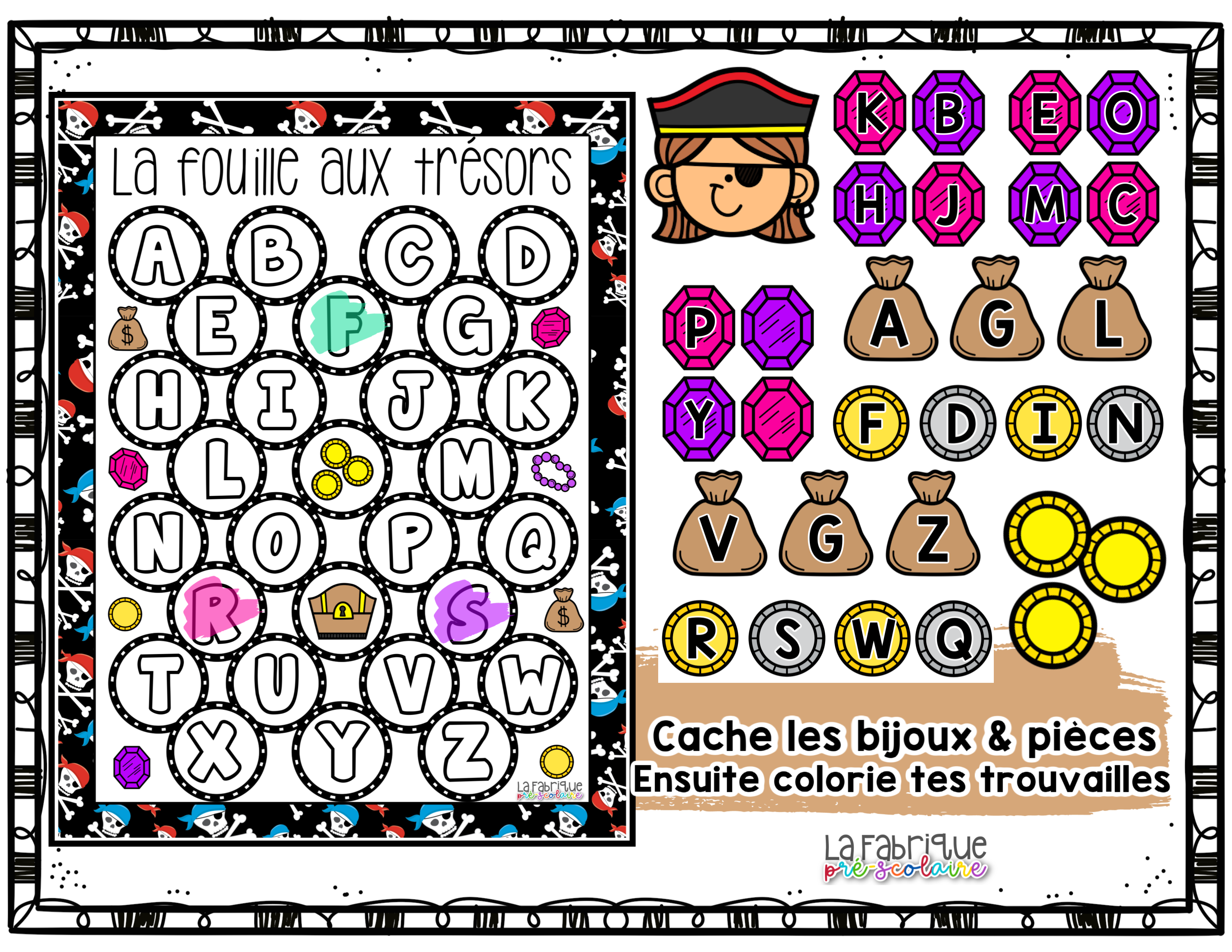 La fouille au trésor du pirate