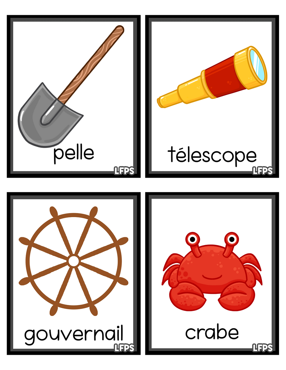 Miniature : Vocabulaire des pirates