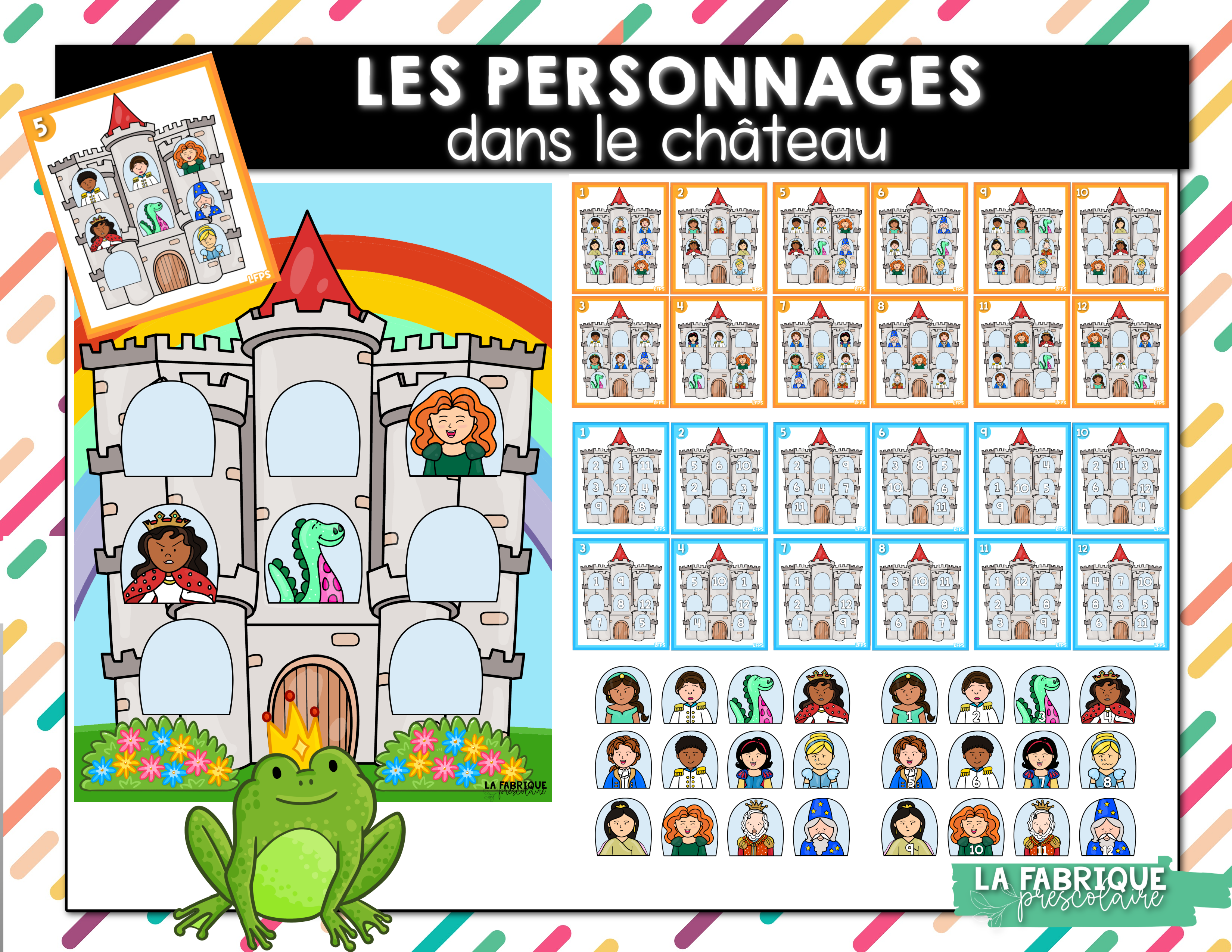 Les personnages dans le château