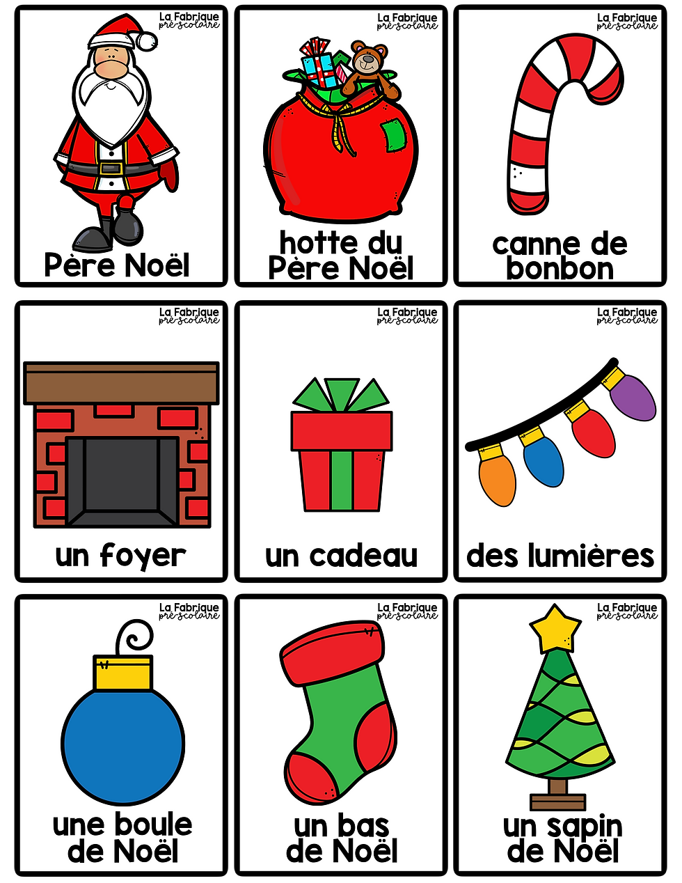 Miniature : Vocabulaire de Noël