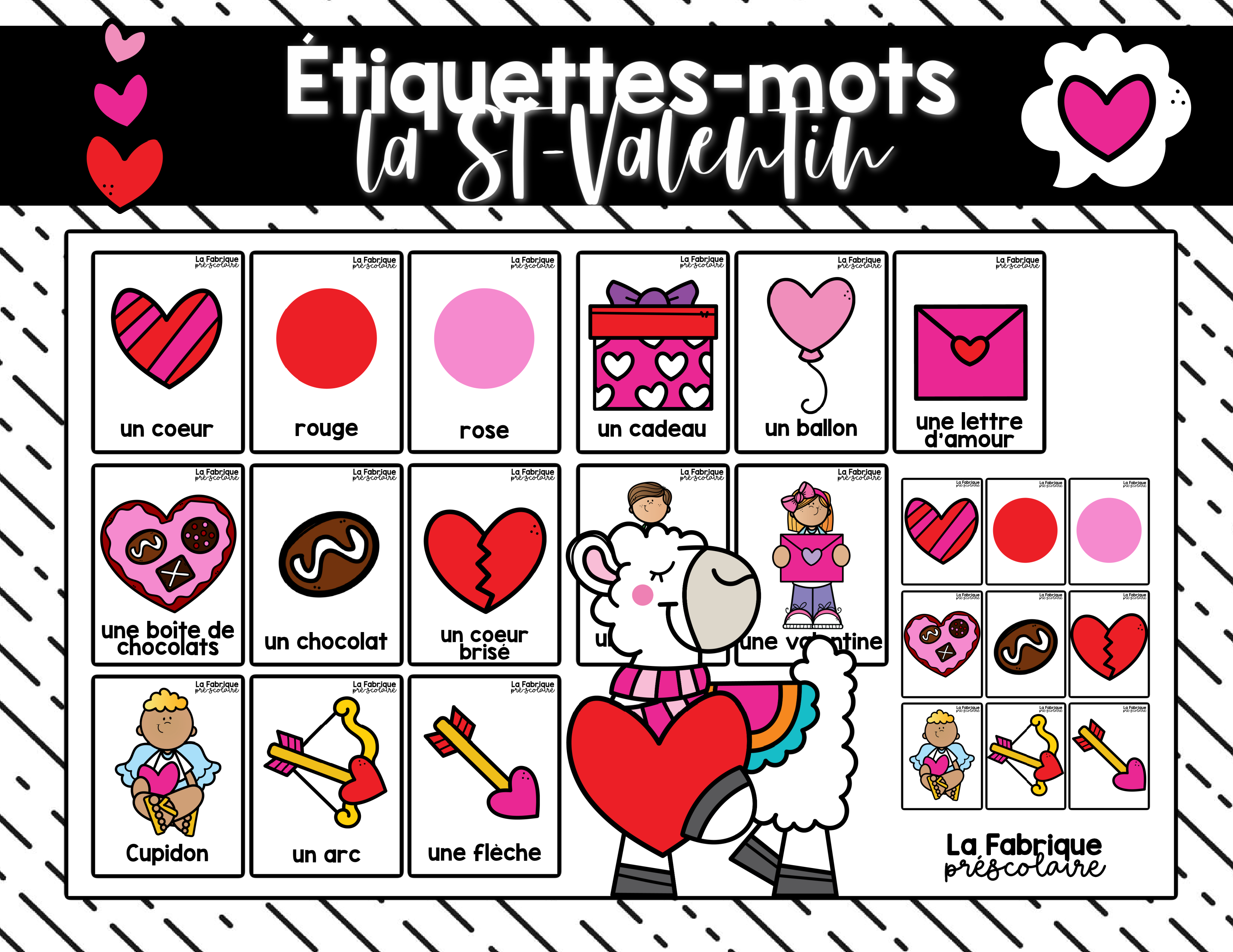 Vocabulaire la Saint-Valentin